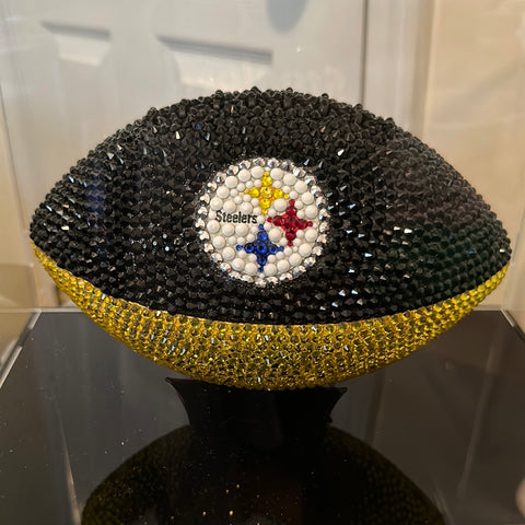 Custom Rhinestone Football. Made to Order